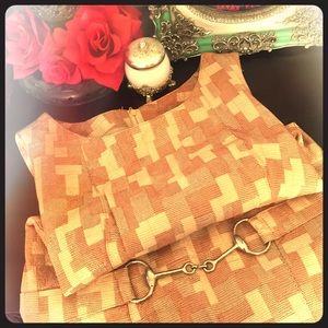 Vintage 1990’s Michael Hoban Leather Dress